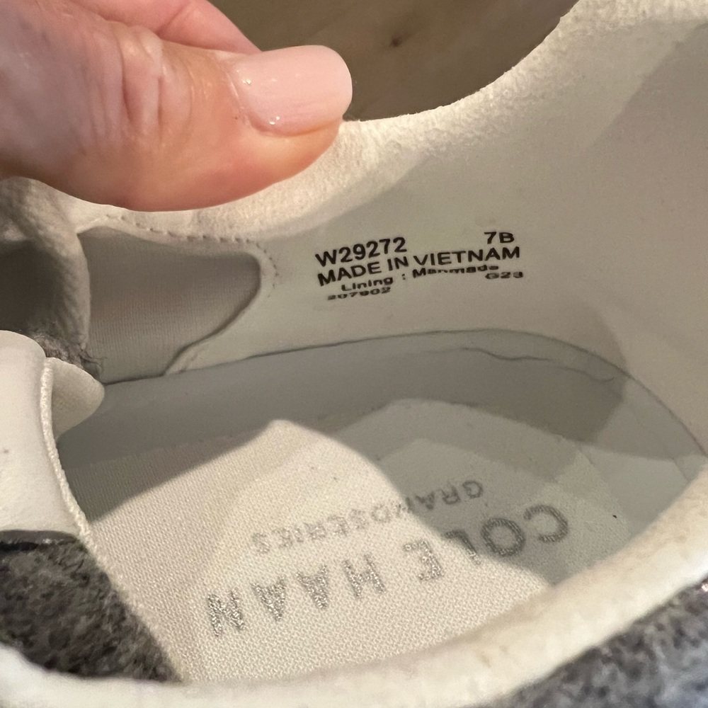 Cole Haan Topspin Sneaker in Grey Wool - Picture 5 of 8